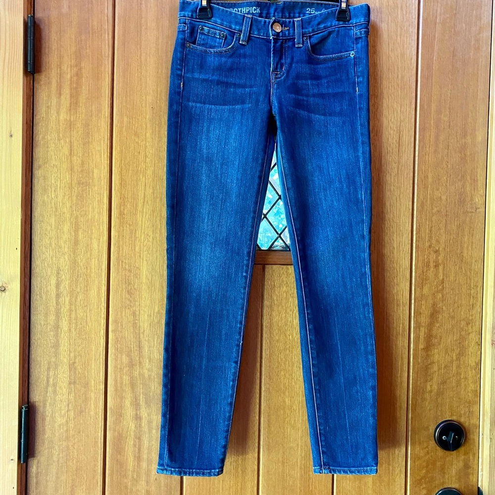 J. Crew Jeans Toothpick Ankle Sz 25